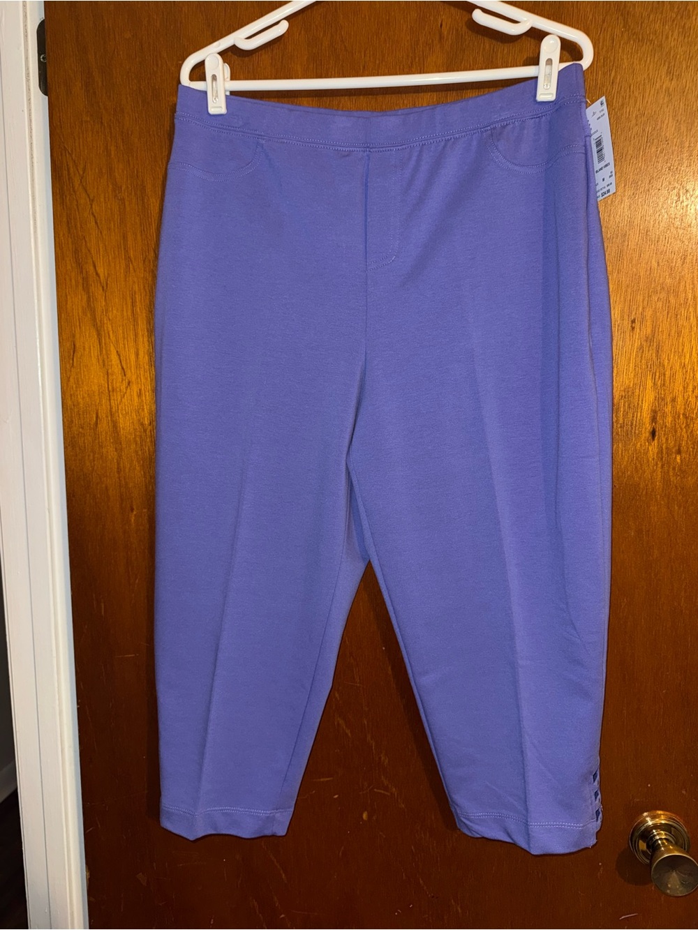Link Lavender Pull-On Capri Pants